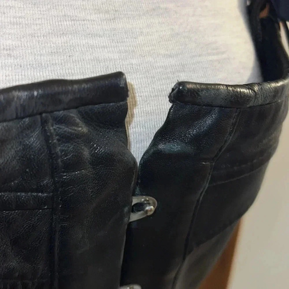 Alter Ego Genuine Leather Metal Boned Corset Renaissance Goth 24” - Picture 6 of 16